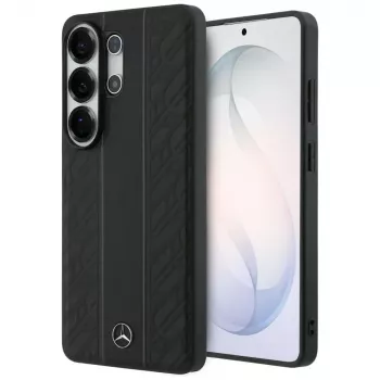 Mercedes-Benz Laurel Leaves Vertical Stripes MagSafe dėklas, skirtas Samsung Galaxy S26 Ultra - juodas
