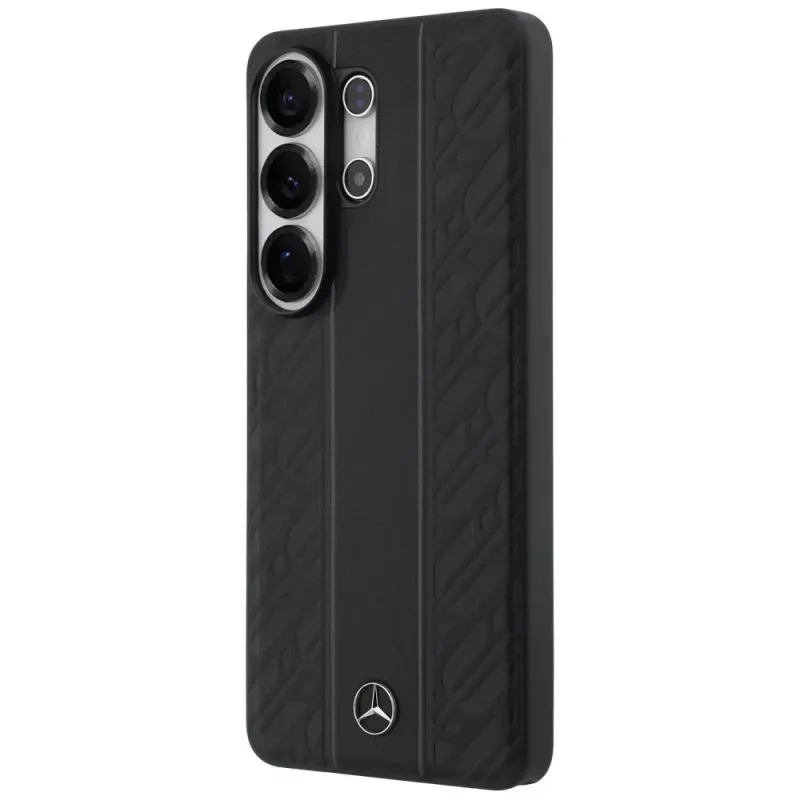 Mercedes-Benz Laurel Leaves Vertical Stripes MagSafe dėklas, skirtas Samsung Galaxy S26 Ultra - juodas