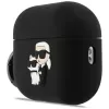 Karl Lagerfeld Silicone Karl & Choupette Head 3D dėklas, skirtas AirPods Pro (juodas)