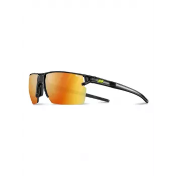 Julbo Outline - L akiniai, Spectron 3CF lęšis, juodas/pilkas rėmelis, 3 kategorijos, UV apsauga, dviračių ir bėgimo sportui