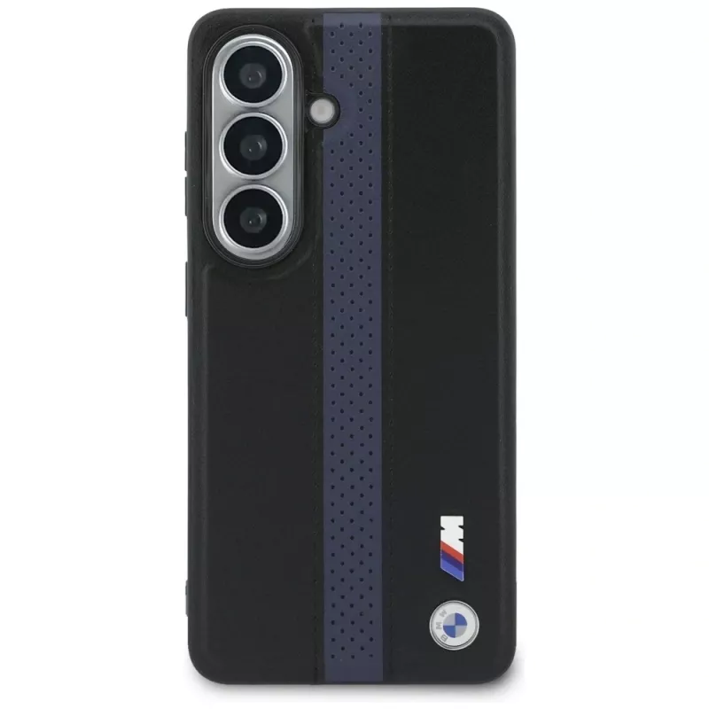 BMW Perforated Stripe Logo MagSafe dėklas, skirtas Samsung Galaxy S26 - mėlynas