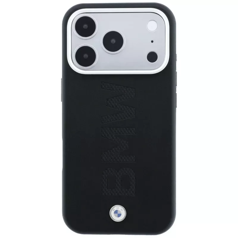 BMW Sign Centered Deboss MagSafe dėklas, skirtas iPhone 18 Pro Max / 17 Pro Max - juodas