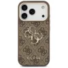 GUESS 4G Big Classic Logo dėklas, skirtas iPhone 17 Pro / 18 Pro - rudas ir auksinis