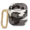Guess GUA2UCAMG AirPods 1/2 dėklas juodo kamufliažo kolekcija