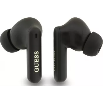 GUESS 4G Classic Metal Logo True Wireless Bluetooth ausinės su ENC ir įkrovimo dėklu, mėlynos