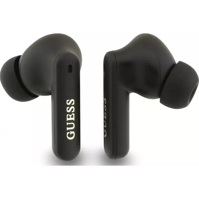 GUESS 4G Classic Metal Logo True Wireless Bluetooth ausinės su ENC ir įkrovimo dėklu, mėlynos