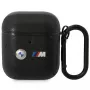 BMW BMA222PVTK Odinis lenktų linijų dėklas, skirtas AirPods 1/2 - juodas