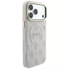 GUESS Embossed 4G Classic MagSafe dėklas, skirtas iPhone 17 Pro Max / 18 Pro Max – rožinis