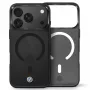 BMW Sign Frosted IML ir metalo logotipo MagSafe dėklas, skirtas iPhone 18 Pro / 17 Pro - juodas
