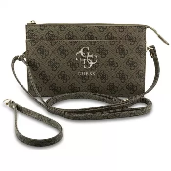 Guess Phone Pouch 4G Big Logo - rudas kryžminis krepšys su kortelių kišenėmis