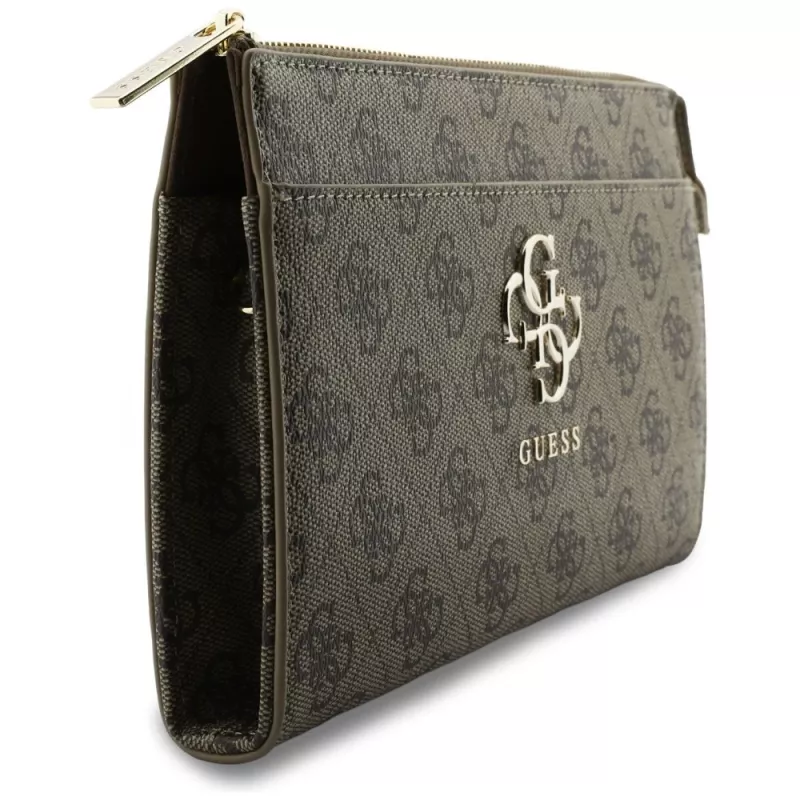 Guess Phone Pouch 4G Big Logo - rudas kryžminis krepšys su kortelių kišenėmis