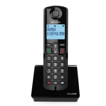 Alcatel S280 DECT belaidis telefonas - juodas