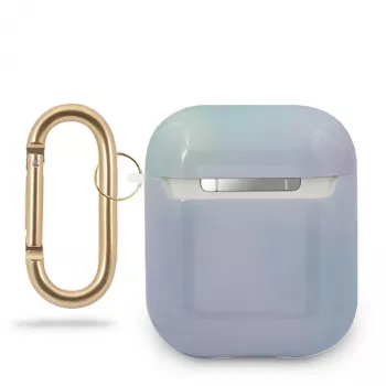 GUESS GUACA2TPUMCGC02 AirPods 1/2 dėklas mėlynas Tie & Dye kolekcija