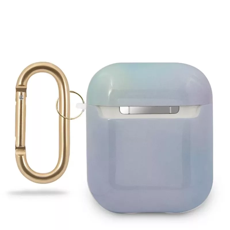 GUESS GUACA2TPUMCGC02 AirPods 1/2 dėklas mėlynas Tie & Dye kolekcija