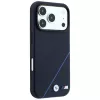 BMW M Tire Track Blue Line MagSafe dėklas, skirtas iPhone 18 Pro Max / 17 Pro Max – tamsiai mėlynas