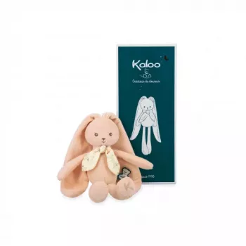 Kaloo Lapinoo Persikų spalvos zuikis 25 cm, dovanų dėžutėje