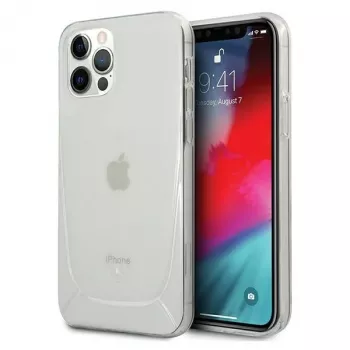 Mercedes-Benz Transparent Line Hardcase iPhone 12 Pro Max 6,7 colio - skaidrus