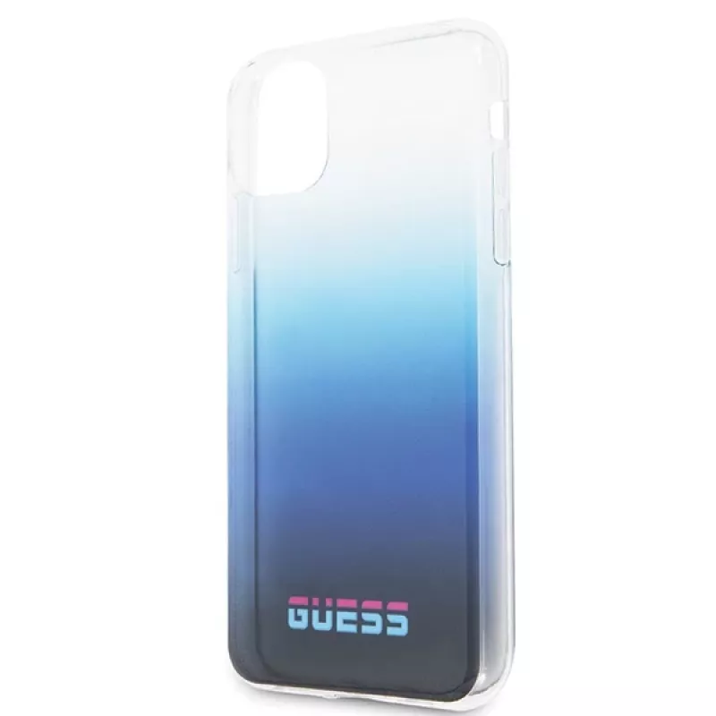 GUESS California Gradient Blue kietas dėklas, skirtas Apple iPhone 11 Pro Max
