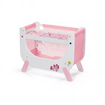 ZAPF CREATION BABY born Unicorn šalia lovos lovelė lėlėms iki 43 cm