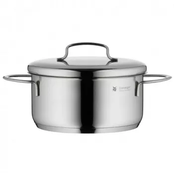 WMF Mini puodas 1,5 l su dangčiu, 16 cm, Cromargan nerūdijantis plienas, tinka indukcijai, poliruotas