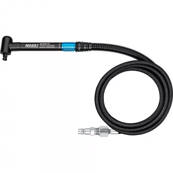HAZET 9032M-5 Mini kampinis pneumatinis šlifuoklis, 18 000 aps./min., 90° galvutė, juoda/mėlyna