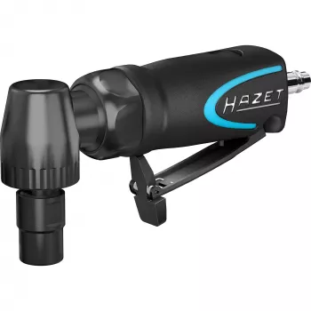 HAZET 9032M-5 Mini kampinis pneumatinis šlifuoklis, 18 000 aps./min., 90° galvutė, juoda/mėlyna