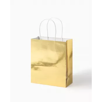 Folia popieriniai maišeliai Gold M blizgūs, 7 vnt.