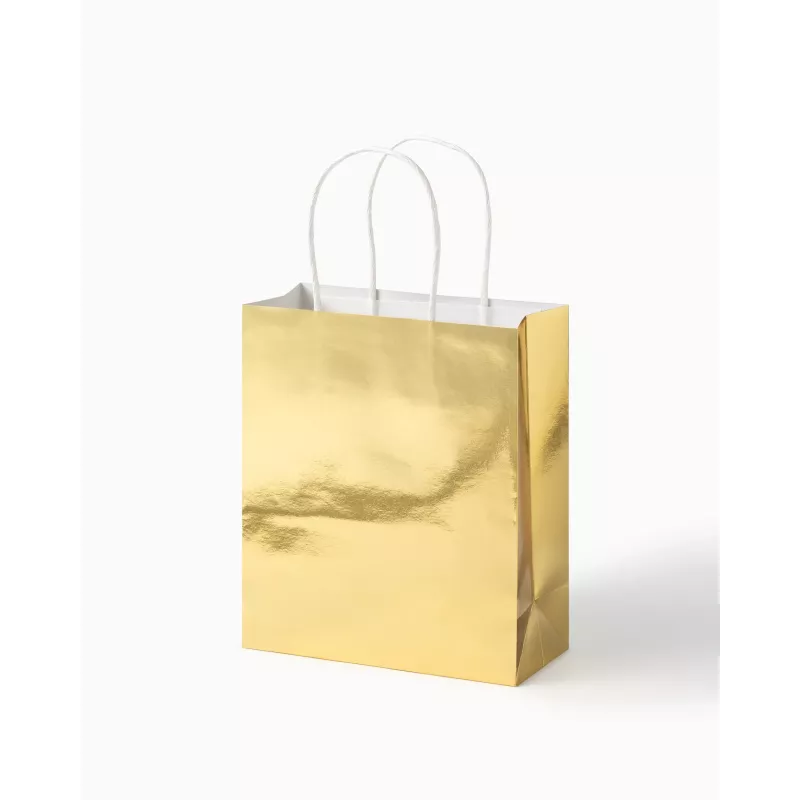 Folia popieriniai maišeliai Gold M blizgūs, 7 vnt.
