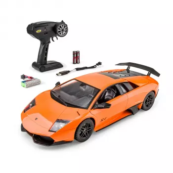 Carson 1:14 Lamborghini Murcielago LP670-4 SV 2,4GHz RTR radijo valdomas automobilis - oranžinis
