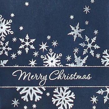 SIGEL GT110 Silver Snowflakes Dovanų maišelių rinkinys, 3 vnt., dengtas popierius, baltos tekstilės virvelės rankenos, metalinis blizgesys, Kalėdoms ir žiemos šventėms, 230 x 180 x 100 mm