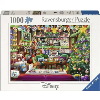 Ravensburger dėlionė Disney Christmas Cafe (1000 dalių)