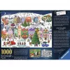 Ravensburger dėlionė Enchanted Christmas Town (1000 dalių)