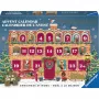 RAVENSBURGER Kalėdų kalendorius su dėlionėmis Christmas at Home - 24 mini dėlionės, 576 detalės, Softclick technologija