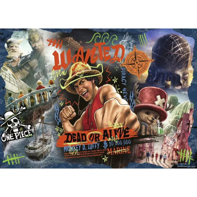 RAVENSBURGER dėlionė One Piece - Adventure Awaits! (1000 dalių)