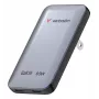 Verbatim Slim GaN Charger 2 prievadų 65W (EU/UK/US) pilka