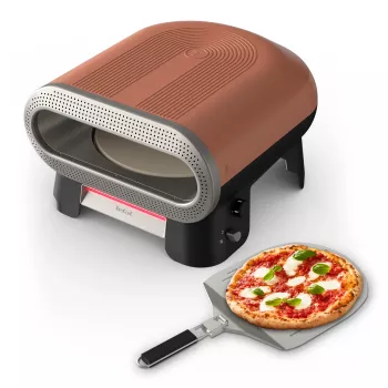 Tefal elektrinė picos krosnelė su picos pjaustytuvu, 1200 W, 30 cm, juoda/raudona