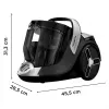 Rowenta Green Force Cyclonic Effitech+ RO7C66 dulkių siurblys be maišelio, Effitech 500 W variklis, 2,5 l dulkių talpykla, 66 dB(A), HEPA lygio filtravimas, pagaminta Prancūzijoje
