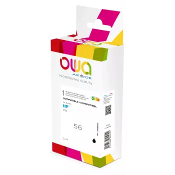 Armor OWA suderinama HP 56 juoda didelės talpos rašalo kasetė C6656A 21ml