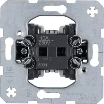 Hager WDE5031 mygtuko mechanizmas, 1 poliaus normaliai atviras, įleidžiamas, 10 A, 250 V AC