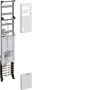 Hager Universal Meter Panel Field ZH53X9ST, 1 matavimo pozicija, 3 skirstymo eilės, 1350mm, su išvedžiotais laidais, 5 polių šyna, 63A, regioninis patvirtinimas NRW/SH/MV/N-Sachsen