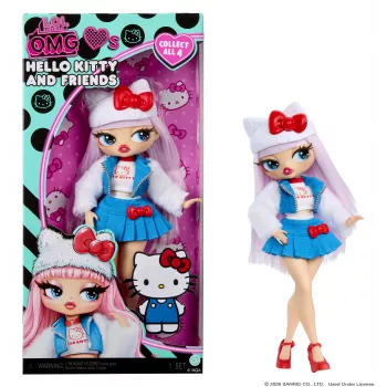 MGA L.O.L. Surprise O.M.G. Hello Kitty & Friends - Hello Kitty mados lėlė