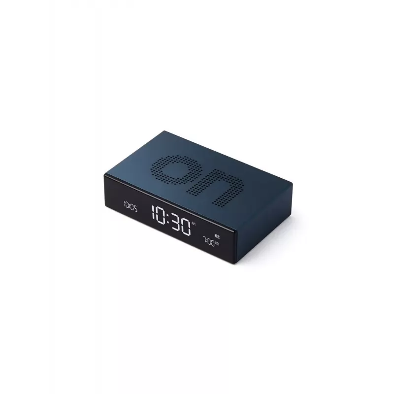 Lexon Flip Premium dvipusis žadintuvas mėlynas LR152B