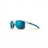 Julbo Compass Blue Slidinėjimo akiniai - sferinis polikarbonatinis lęšis, Spectron 3 Brown Flash, 3 kategorija, OTG, suderinami su šalmu
