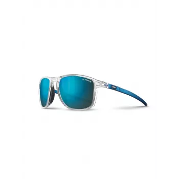 Julbo Compass Blue Slidinėjimo akiniai - sferinis polikarbonatinis lęšis, Spectron 3 Brown Flash, 3 kategorija, OTG, suderinami su šalmu