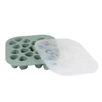 Beaba Multiportions užšaldymo padėklas 20 x 35 ml silikoninis, šalavijų žalia