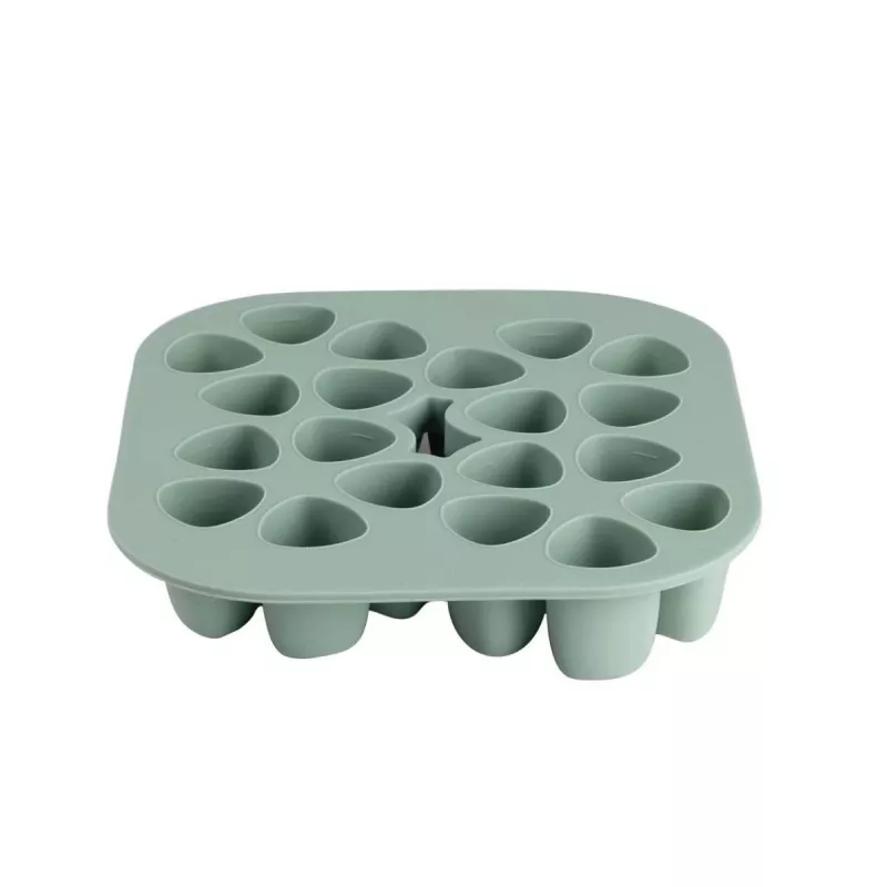 Beaba Multiportions užšaldymo padėklas 20 x 35 ml silikoninis, šalavijų žalia