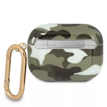 GUESS GUAPUCAMA AirPods Pro dėklas Green/Khaki Camo kolekcija