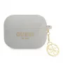 Guess GUAPLSC4EG AirPods Pro dangtelis pilkas silikoninis su pakabuku 4G kolekcija