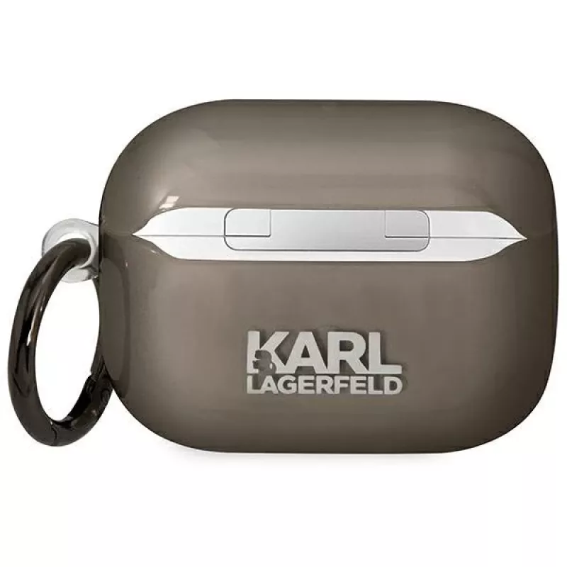 Karl Lagerfeld KLAPHNIKTCK AirPods Pro dėklas Karl Head juodas