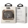 Karl Lagerfeld KLAPHNKCTGK AirPods Pro dėklas su blizgučiais Karl & Choupette juodas